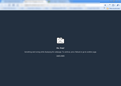 Chrome aw snap thumb Google&rsquo;s Official list of Software that Crashes Chrome and Fixes for them