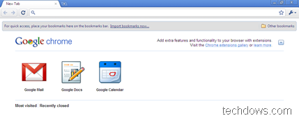 Googlewebappsonnewtabpage thumb How to Install Google Web Apps in Google Chrome