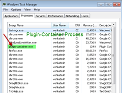 plugincontainer exeprocessintask manager thumb How to disable Plugin Container.exe Process of Firefox