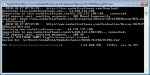 AVERT downloading VIPRE signature updates thumb AVERT, Free Portable Security Tool utilizes Multiple Antivirus Apps to remove malware