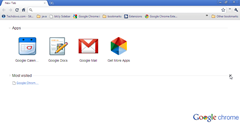 Google Chrome New Tab Page with AppsMost Visited sections thumb Completely hide Most Visited & Recently Closed Sections on New Tab Page in Google Chrome