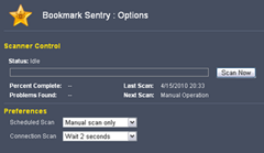find and remove bad and duplciate links in chrome bookmarks with Bookmark Sentry thumb Bookmark Sentry Scans and shows duplicate & dead links in your Google Chrome Bookmarks