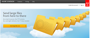 Adobe SendNow thumb Adobe SendNow : Send,Receive,Download and Track Large Files