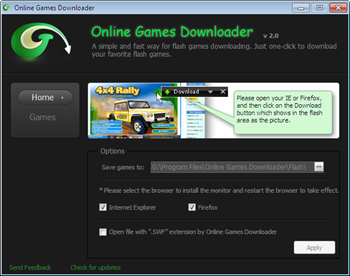 Online Games Downloader thumb Online Games Downloader : Download Flash Games Easily