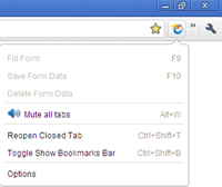 favorite commands shown by Chrome Toolbox in drop down menu thumb Chrome Toolbox from Google Enables Productive and Hidden features in Google Chrome, Awesome