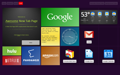 Awsome New Tab Page for Chrome offers Metro UI thumb Bring Metro UI Inspired New Tab Page to Chrome with Awesome New Tab Page Extension