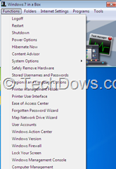 Functions thumb Windows 7 in A Box: Access All Windows 7 Functions and Settings from One Place