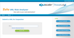 Zulu URL risk Analyzer