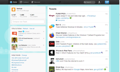 New Twitter Homepage when signed-in
