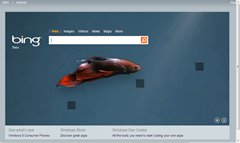 Windows 8 Consumer Preview start page on Bing with betta fish thumb Microsoft Readies Special Video Page for Windows 8 Consumer Preview on Bing with Betta Fish