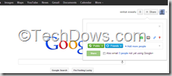 share box on Google to share on Google plus thumb For Google+ Users Now There is a Share box on Google Homepage apart from SPYW