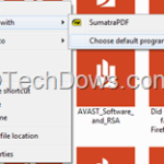 choose default program