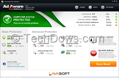 Ad Aware Free Antivirus 10.2 UI thumb Ad Aware Free AV 10.2 Update Adds Identity Protection and Safe Browsing System