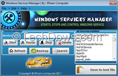 Windows Services Manager thumb Windows Services Manager, Control Windows Services in Windows 7/8
