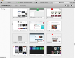 Mozaic thumbnail view of bookmarks thumb Mozilla&rsquo;s Mozaic to Bring Thumbnail View of Bookmarks to Firefox