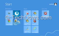Start screen with different names assigned for group of tiles thumb Naming Group of Tiles on Start Screen in Windows 8