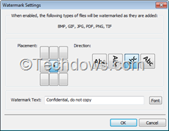 WinZip 17 watermark settings thumb WinZip 17: Redesigned UI, Cloud Integration, PDF Conversion, Watermark, and more