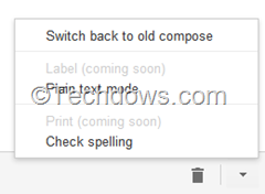 switch back to old gmail compose option thumb How to Try Gmail&rsquo;s New Compose in a Pop up Window