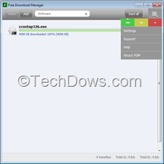 Free Download Manager version 5.0 user interface thumb Free Download Manager 5.0 Alpha Released [Review]