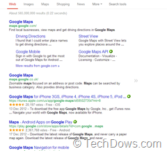 Google search results not underlined thumb Google is testing Search Results without Underline