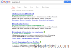 Google search results with underlines thumb Google is testing Search Results without Underline