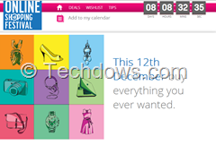 Great online shopping festival taking place in India on Dec 12 this year thumb Great Online Shopping Festival in India to be Hosted by Google on Dec 12, 2012
