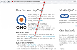 link URL preview in Firefox 4 address bar