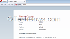 Opera 12.13 stable