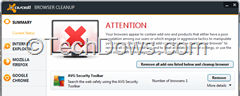 Avast Browser Cleanup warning about installed toolbar thumb Download Standalone Version of Avast Browser Cleanup