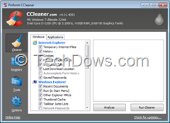 ccleaner version 4.01 thumb CCleaner 4.01 improves Browser Support