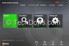Norton Internet Security 21 beta screenshot thumb Public Betas of Norton Internet Security 21 and Norton Antivirus 21 for 2014 Released