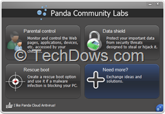 Panda Community labs thumb Panda Cloud Antivirus 2.2: Parental Control, Data Shield and Rescue Boot Features