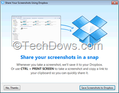 Share your screenshots using Dropbox thumb Dropbox 2.3 Test Build Brings Four New Features for Windows and Mac
