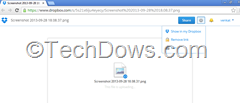 sharing screenshots using Dropbox thumb Dropbox 2.4 Lets You Save Screenshots To Its Folder