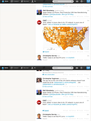 Twitter website with and without image preview before and after applying filters thumb How to disable/hide Twitters Photo and Video Previews on Web