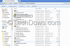 AVG1213BCampaign folder thumb How to remove AVG Secure Search Update 1213b.exe?