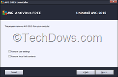 AVG Free Antivirus 2015 uninstall 2 thumb How to Uninstall or Remove AVG Antivirus Free 2015 from your computer?