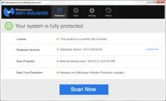 Malwarebytes 2.1 mockup dashboard thumb Malwarebytes 2.1 to come with Major UI Changes
