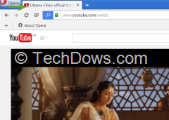 audio indicator for music playing tab in Opera 28