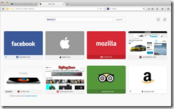 Suggested site  example new tab page