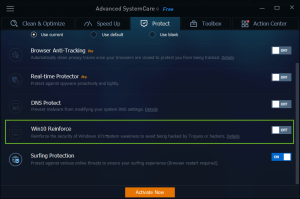 ASC 9 Win10 Reinforce setting