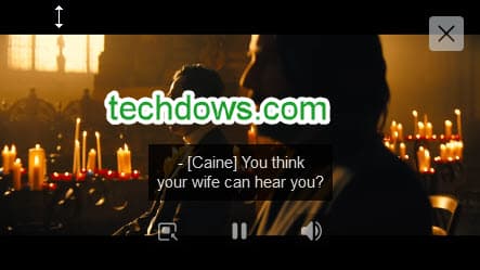 Picture in Picture current playback controls