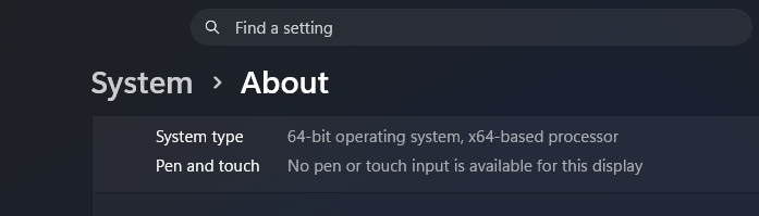 64-bit, 32-bit or Arm64