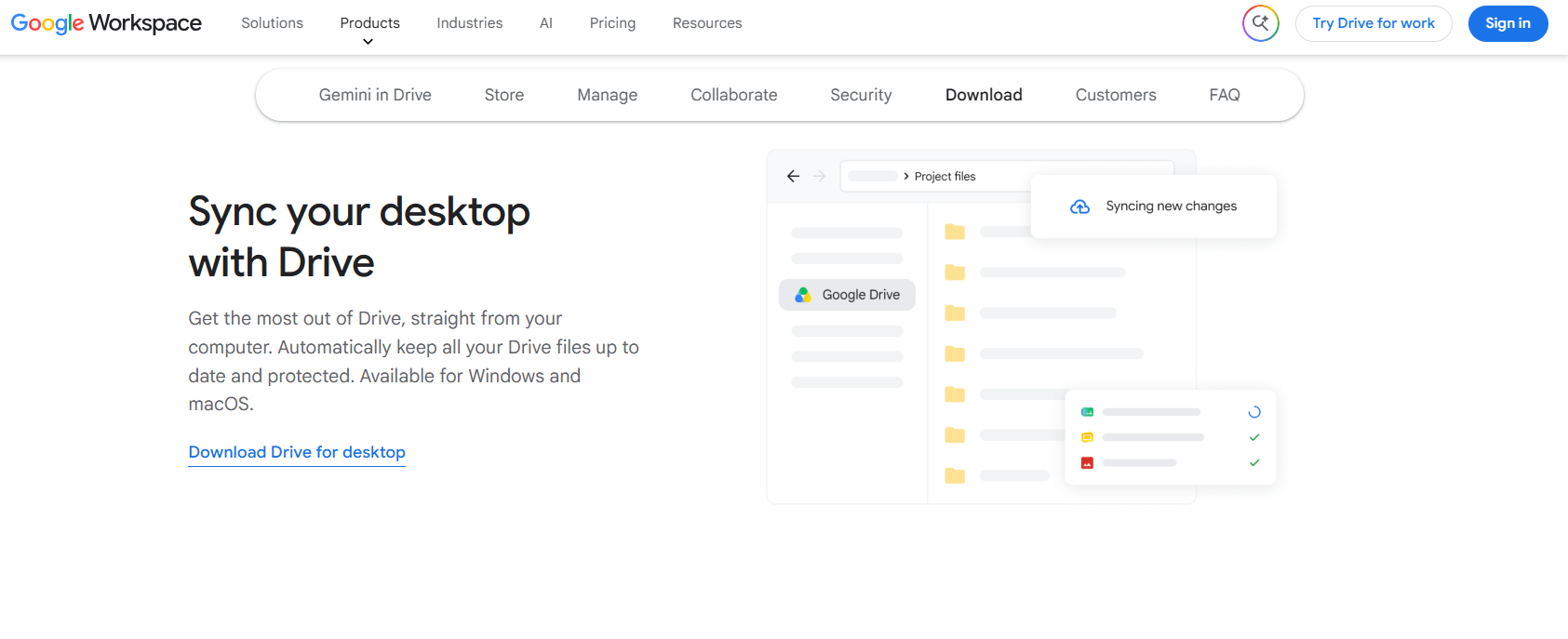 Download Google Drive for PC on Windows 11 or Windows 10