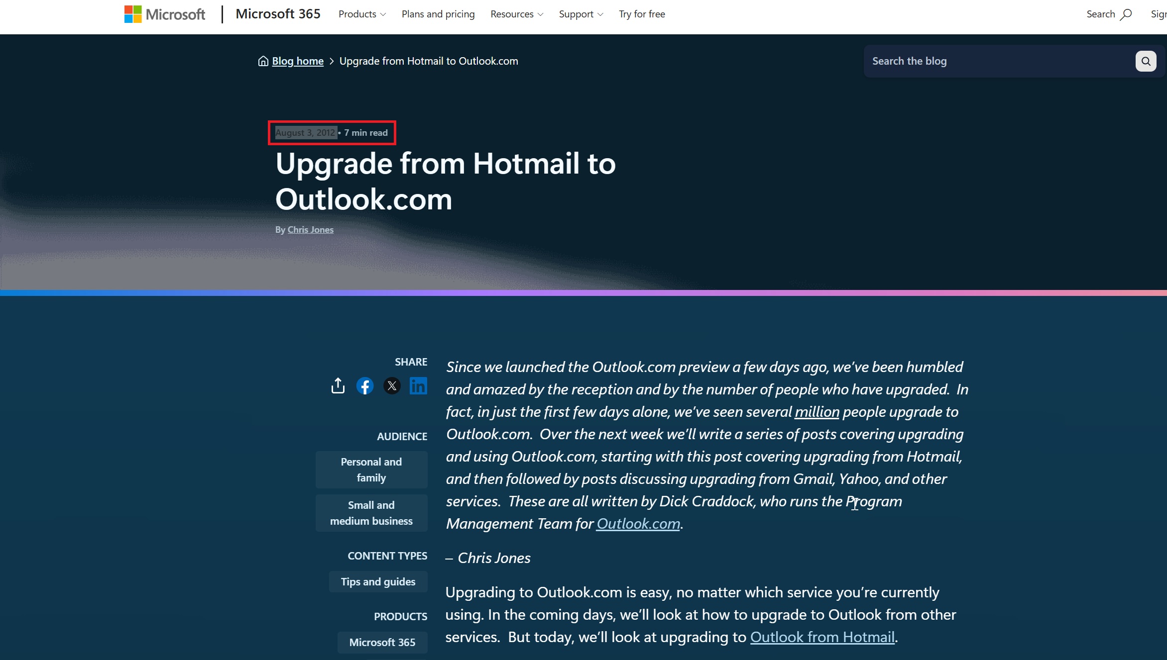 Hotmail rebranded to Outlook