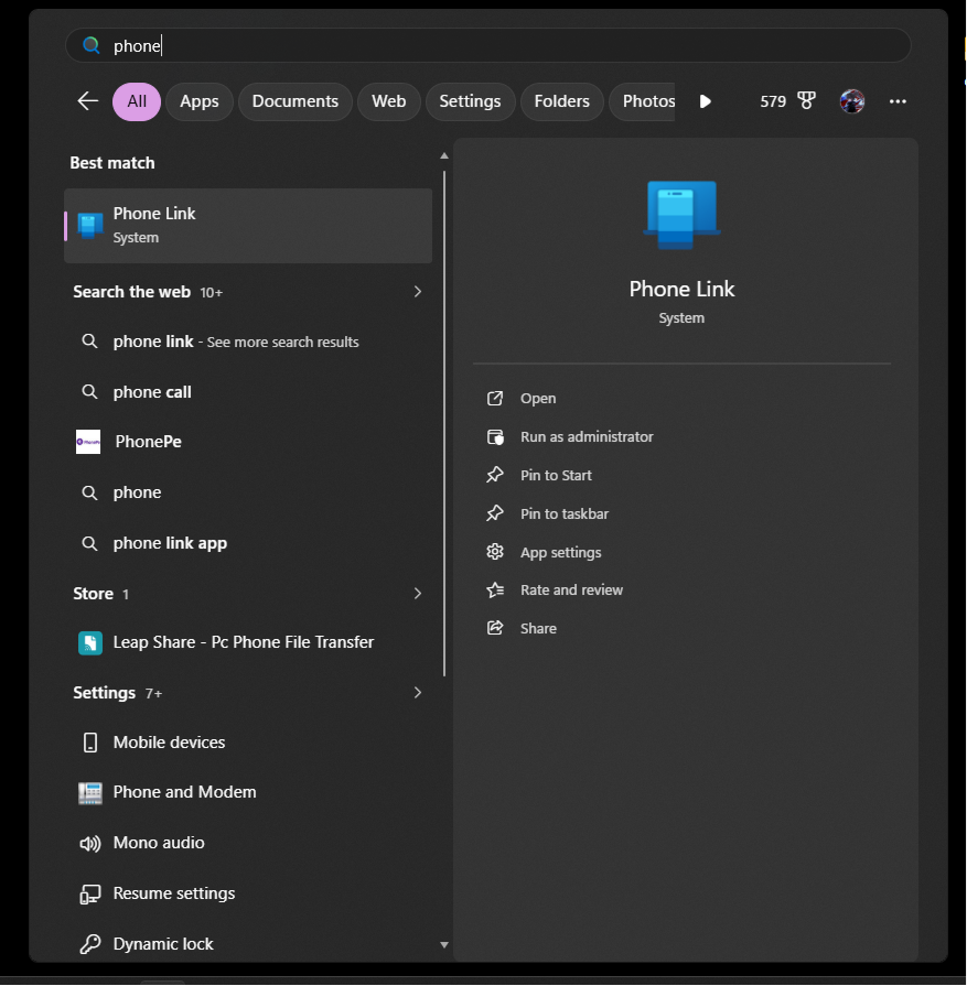 Get Apple iMessage on Windows 11 using Phone Link app