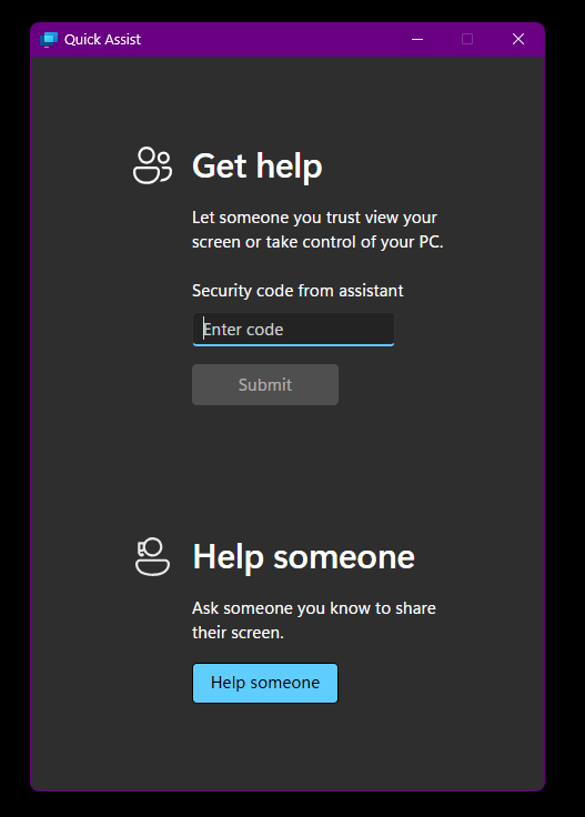 Get help support app for Windows 11