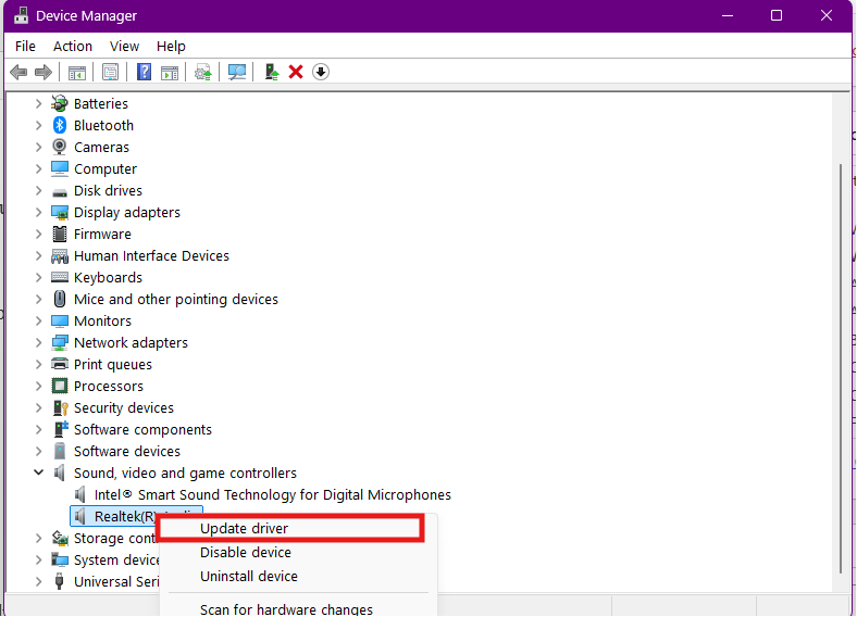 Realtek Audio Driver Console