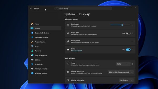 Ways to Open Display Settings in Windows 11