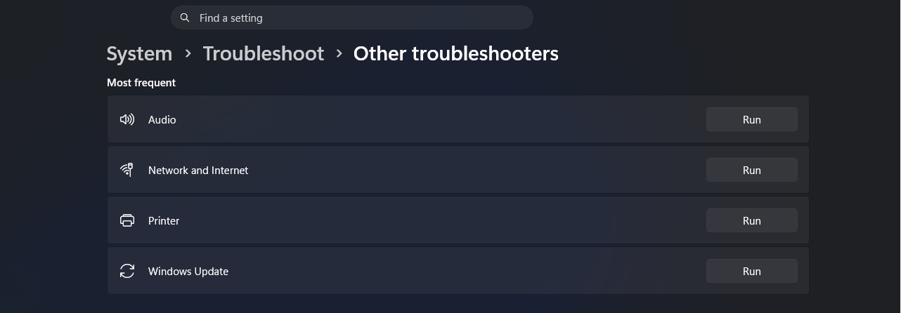 Windows Update Troubleshoot